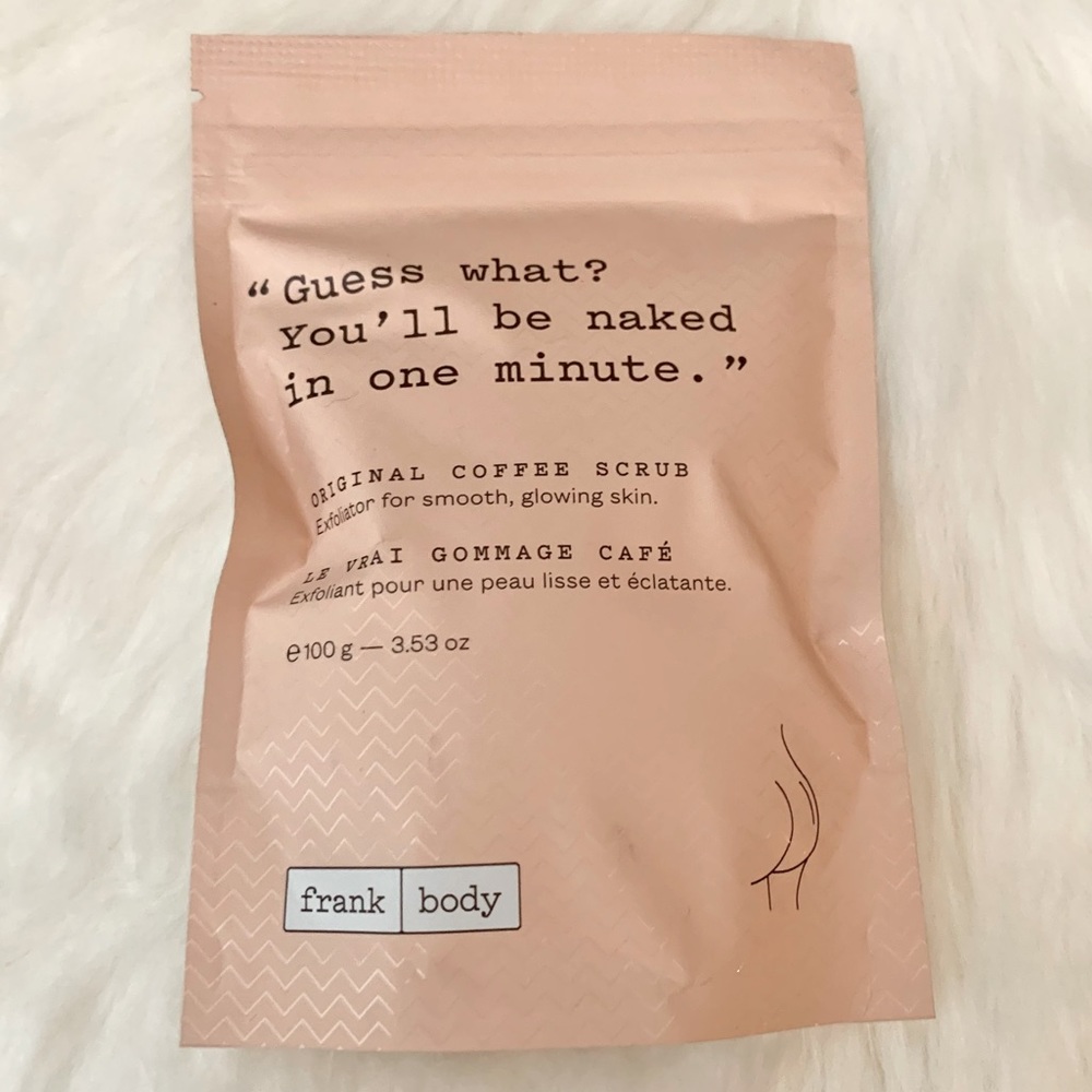 Bundle Only💫 2pk Frank Body Isle of Paradise Original Body Coffee Scrubs